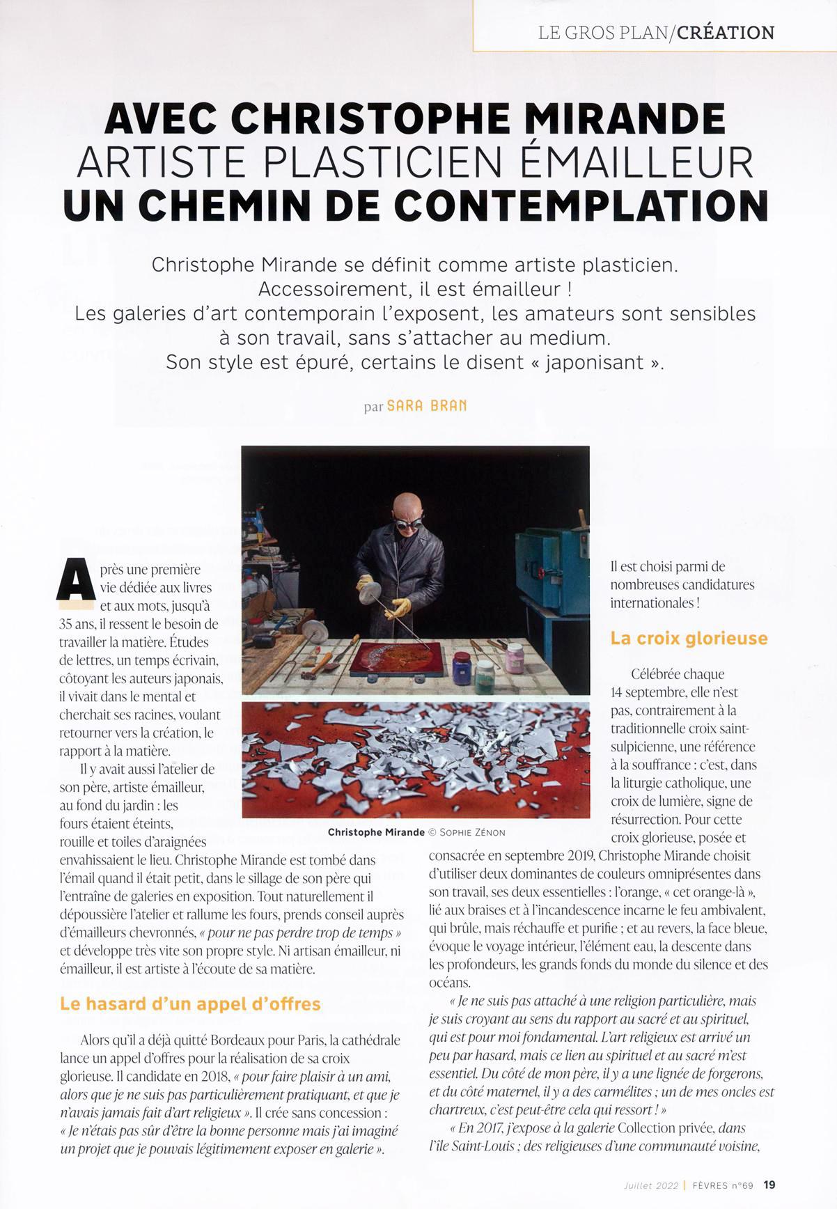 Magazine Fèvres n°69 - Le métal et le sacré